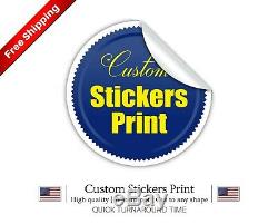 100 Custom stickers High quality Print your logo Wall stickers logo Labels