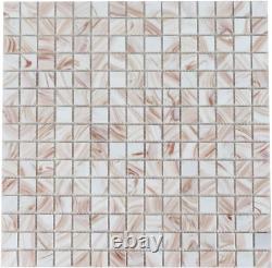10 Sheets Kitchen Wall Tiles Iridescent Glass Mosaic Tiles 12Inch X 12Inch Deco
