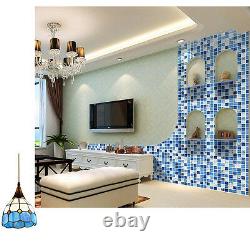 11PCS Blue Glass Sea Shell Mosaic Tile Bathroom Wall Backsplash Kitchen Pool