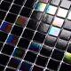 11.5sqft Iridescent Black Mosaic Tiles for Bathroom Backsplash, Kitchen Backs