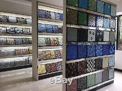 11pcs White golden glass mosaic tiles Kitchen backsplash tiles for wall