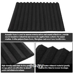 1296 Pack 12x12x1 Acoustic Foam Panel Tiles Wall Record Studio Sound Proof USA