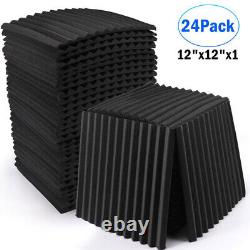 1296 Pack 12x12x2 Acoustic Foam Panel Tiles Wall Record Studio Sound Proof USA