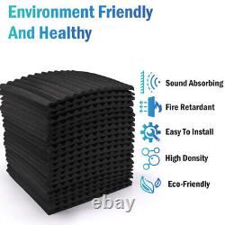 1296 Pack 12x12x2 Acoustic Foam Panel Tiles Wall Record Studio Sound Proof USA