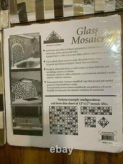 12 total Jeffrey Court Glass Mosaics hd coachella trav 12x12 Wall Tile Sheets