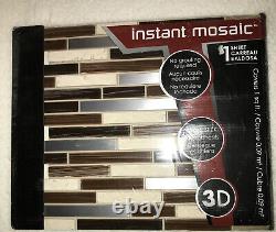 13 Pcs 12 x 12 Instant Mosaic 3D Peel & Stick Backsplash Tiles BRAND NEW