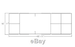 16'x48'x95H Tile Wall System, Private Offices, Modular Conference Room