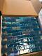 1x3 Aqua Blue Iridescent Brick Glass Mosaic For Wall and Pool Tile Lot of 15
