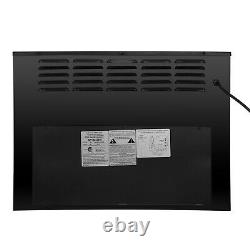 26 in 1500w Embedded Fireplace Insert Heater Inclined Wall Tile Fake Wood Home