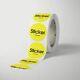 3 Custom Roll Circle Stickers and Labels. Your own design is printed Bulk