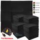 4896 PACK 12X12X1 Acoustic Foam Panel Wedge Studio Soundproofing Wall Tiles