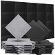 48 96 PACK Acoustic Foam Panels Studio Noise Absorbing Sound Proof Wall Tiles