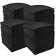 96Pack Acoustic Foam Sound Proof Panel Wall Tiles Record Studio Black 12x12x1
