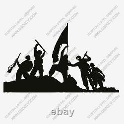 ARMY SOLDIERS VINYL DECAL MILITARY Vinyl STICKER CAR TRUCK WINDOW WALL Cup Wood