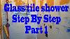 All Glass Tile Shower Step By Step Part 1 Installing Backer Board Schluter