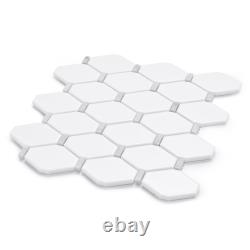Altair Badajoz Honeycomb Glass Mosaic Floor and Wall Tile