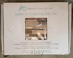 American Olean Glass & Metal Mosaic Tile Bronzeblast 0.99 Ft²/sheet Case of 29