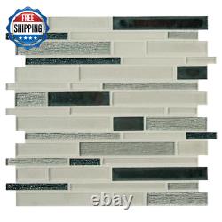 Anacapri Blend 12 In. X 12 In. X 6 Mm Textured Glass Mesh-Mounted Mosaic Tile
