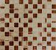 BEIGE/BROWN MIX STRIPES 3D Mosaic tile GLASS WALL Bath&Kitchen-74-1209 10 sheet
