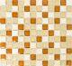 BEIGE/TERRACOTTA MIX Mosaic tile GLASS/STONE Kitchen&Bathroom-82-1204 10 sheet