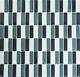 BLACK/GRAY/WHITE MIX 3D Mosaic clear tile STICK GLASS WALL Bath 77-020410 sheet