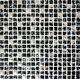 BLACK/SILVER Mix clear 3D Mosaic tile GLASS WALL Bath&Kitchen -92-1099 10 sheet