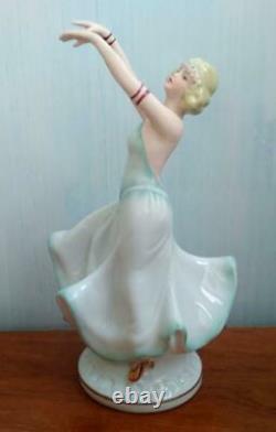 Ballerina ballet dancer Lady German porcelain figurine Schaubach Kunst 3493u