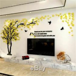 Big Tree Acrylic art wall decal 3D DIY acrylic Sticker wall decor