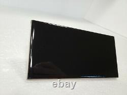Black Ceramic Tile 3x6 in Vintage Subway Rectangle Glossy American Olean 10 pc