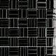 Black HOLOGRAPHY 3D clear Mosaic tile GLASS WALL Bath&Kitchen 110-030210sheet