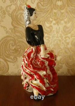 Bolero Spanish Folk Dancer Lady Gypsy Ukrainian Russian porcelain figurine 3855u