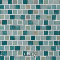 Caribbean Jade Glass Mosaic Tile Swimming Pool Kitchen Bathroom Wall Backsplash