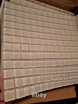 Daltile 1x1 White Glass Mosaic For Wall And Floor Tile X10