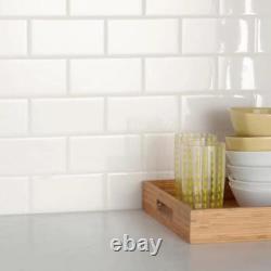 Daltile Ceramic Modular Wall Tile 3 x 6 Bright White (375 Sq Ft / Pallet)