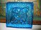 Danish Sun Catcher Zodiac Glass Plaque/ Wall Tile Attributed to Holmegaard 1960s