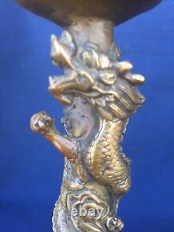 Dragon, Serpent Candle Holders, beautifully casted with wonderful details