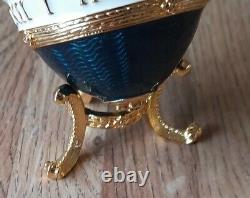 Faberge Egg The Timepiece Egg with Gold Pedestal