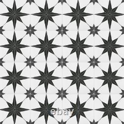 Floor Wall Porcelain Tile 9-3/4 in. X 9-3/4 in. Waterproof (11.11 sq. Ft. /case)