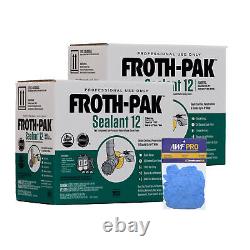 Froth Pak 12, Low GWP Formula Spray Foam Insulation, 2 Pack Kit with Gloves