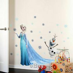 Frozen Queen Elsa Olaf children Nursery Wall Sticker Decal Decor Kids Room Decor