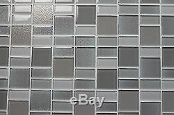 Fusion Pearl Glass Mosaic Tiles Backsplash/Bathroom Tile Squares/Rectangles