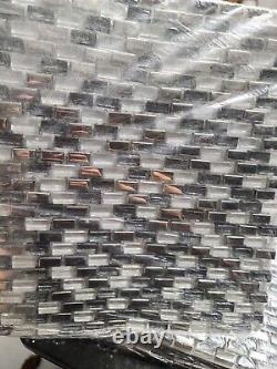 GORGEOUS Lot of 5 12 x 12 Glass Tiles Imported from Italy MAKE AN OFFER
