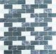 GRAY/WHITE MIX Mosaic tile GLASS/STONE BRICK WALL Kitchen&Bath 83-020410sheet