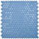 Glass Mosaic Hexagonal Sechseckmosaik Blue Shiny Matte Mosaic Tiles Wall