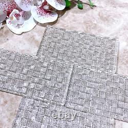 Glass Mosaic tiles unbeatable for wall attractive durability & long-lasting 8PCS