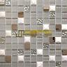 Glass, Stone, and Metal Kitchen Backsplash Bathroom Mosaic Tile, GM 8303 Nana