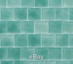 Glass Tile Backsplash Green Kitchen Bathroom Bath Shower Wall Mosaic Colored