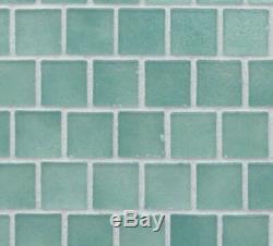 Glass Tile Backsplash Green Kitchen Bathroom Bath Shower Wall Mosaic Colored