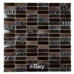 Glass Wall Kitchen Backsplash Bathroom Mosaic Tile, IL 802-A, Moon