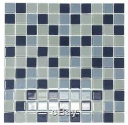 Glass Wall Kitchen Backsplash Bathroom Mosaic Tile, LAZUL-Lagoon